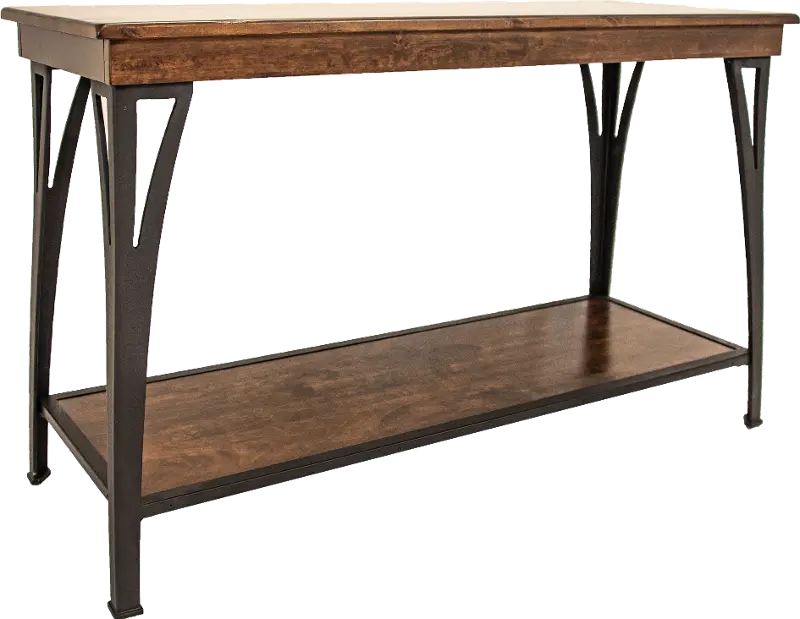 District Cool Copper Sofa Table