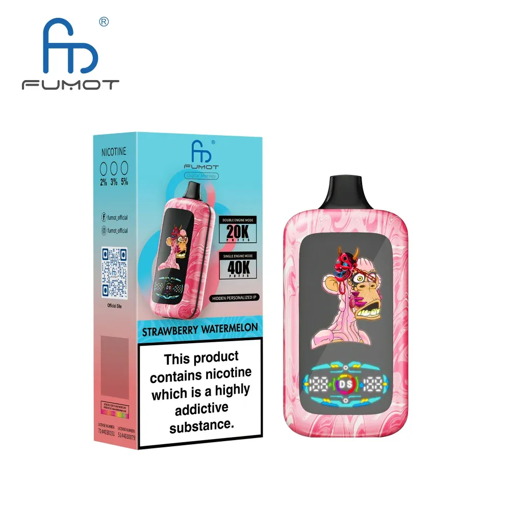 Fumot Digital Monkey 40000 Puffs - Strawberry Watermelon