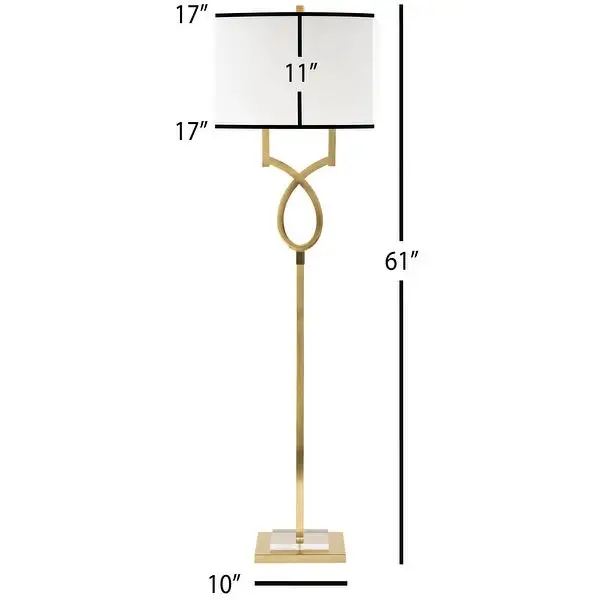 Escobon Gold Glam 61-inch Floor Lamp - 61