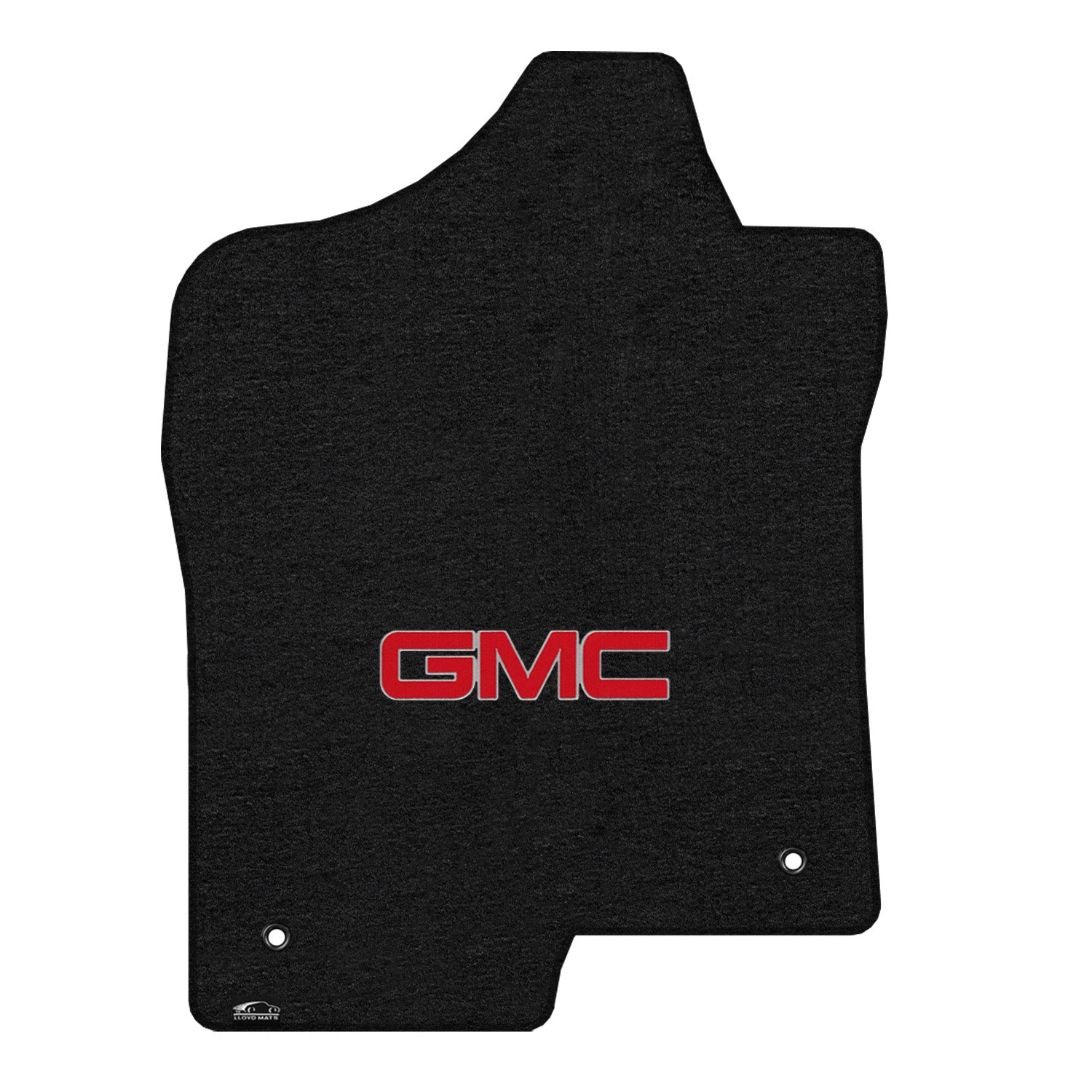 Lloyd Mats-YUKON 2007-20142PC Mats EBONY VELOURTEX GMC LOGO