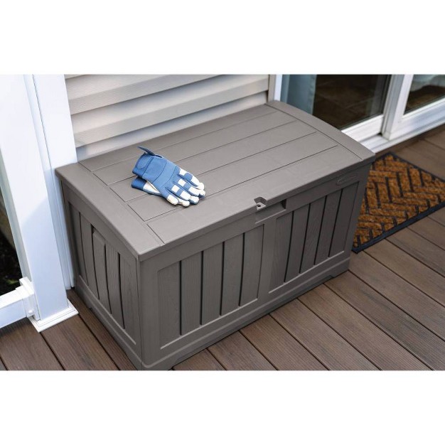 Suncast 50gal Deck Box Dark Gray