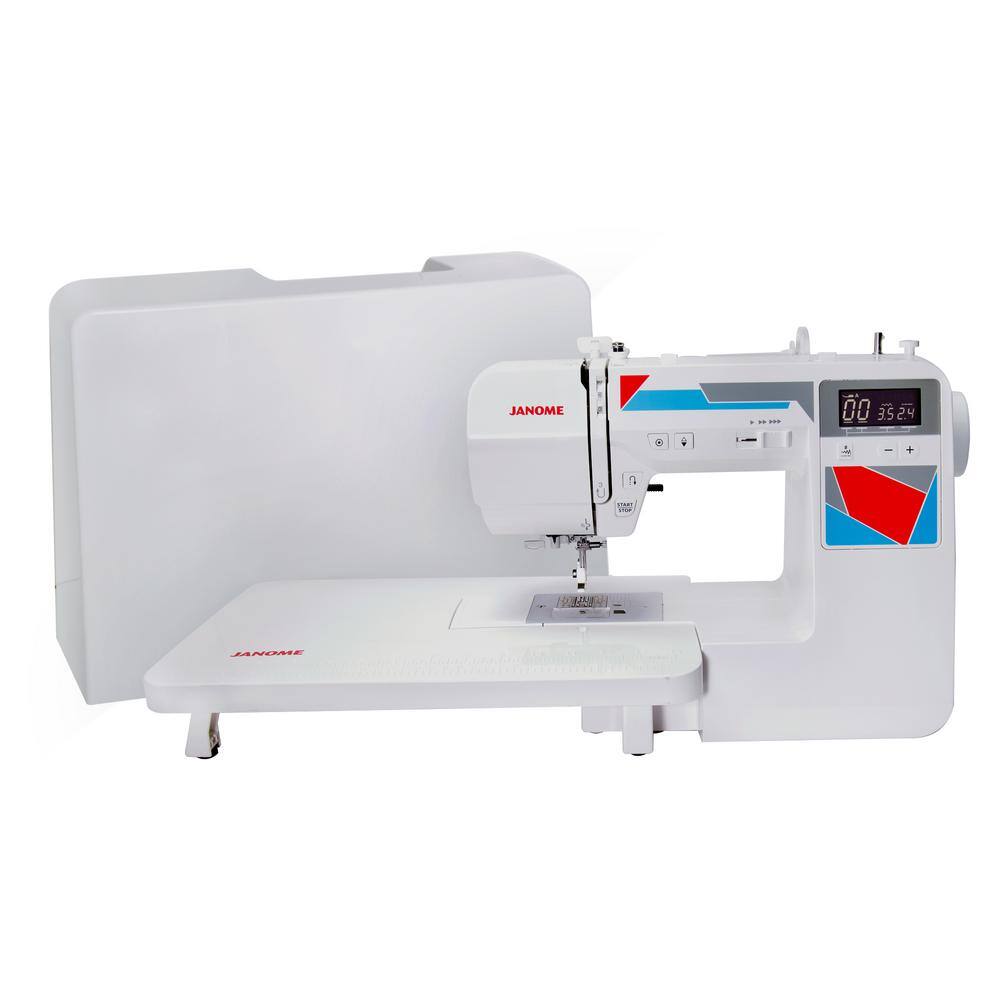 Janome MOD-100Q Quilting and Sewing Machine with Bonus Quilting Accessories 00181100DCQ