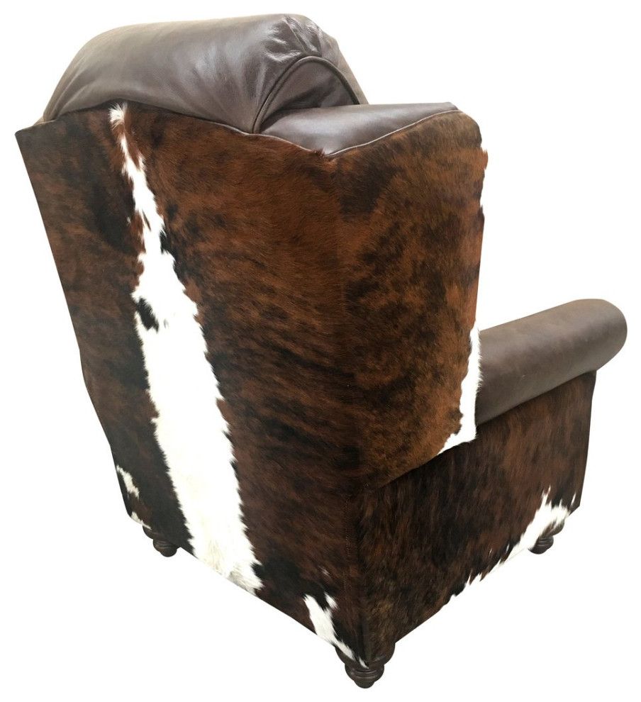 Maverick II Oversized Wingback Western Leather Recliner   Southwestern   Recliner Chairs   by Great Blue Heron Furniture  Houzz