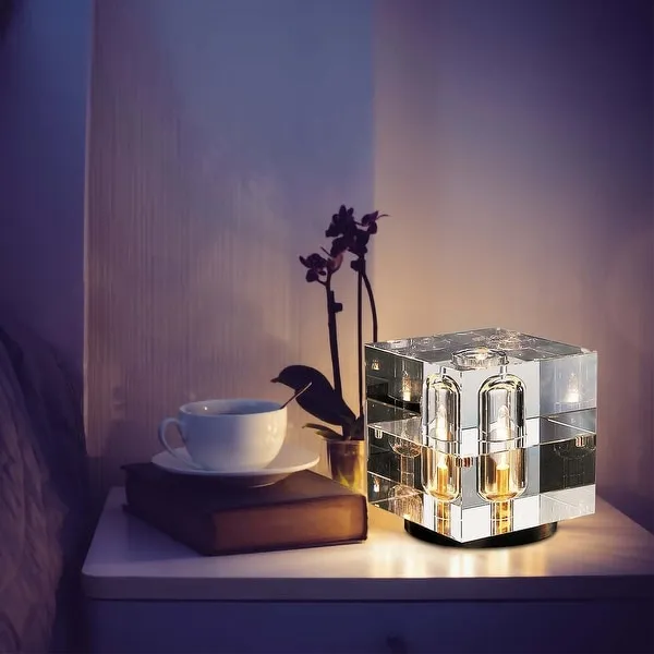 Crystal Bedside LED Table Lamp