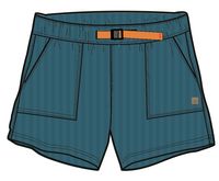 Del Sur Cord Shorts - Stone Blue