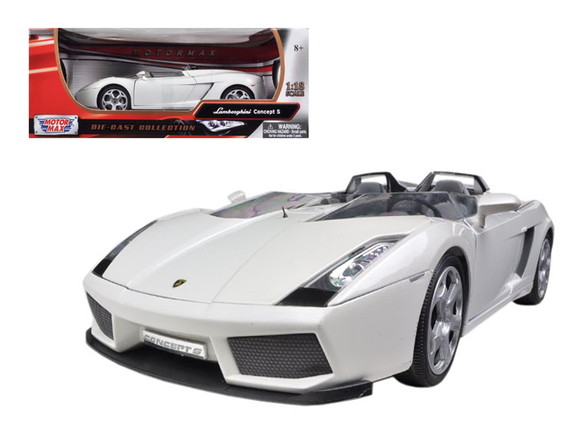 Motormax 79156w  Lamborghini Concept S Pearl White...