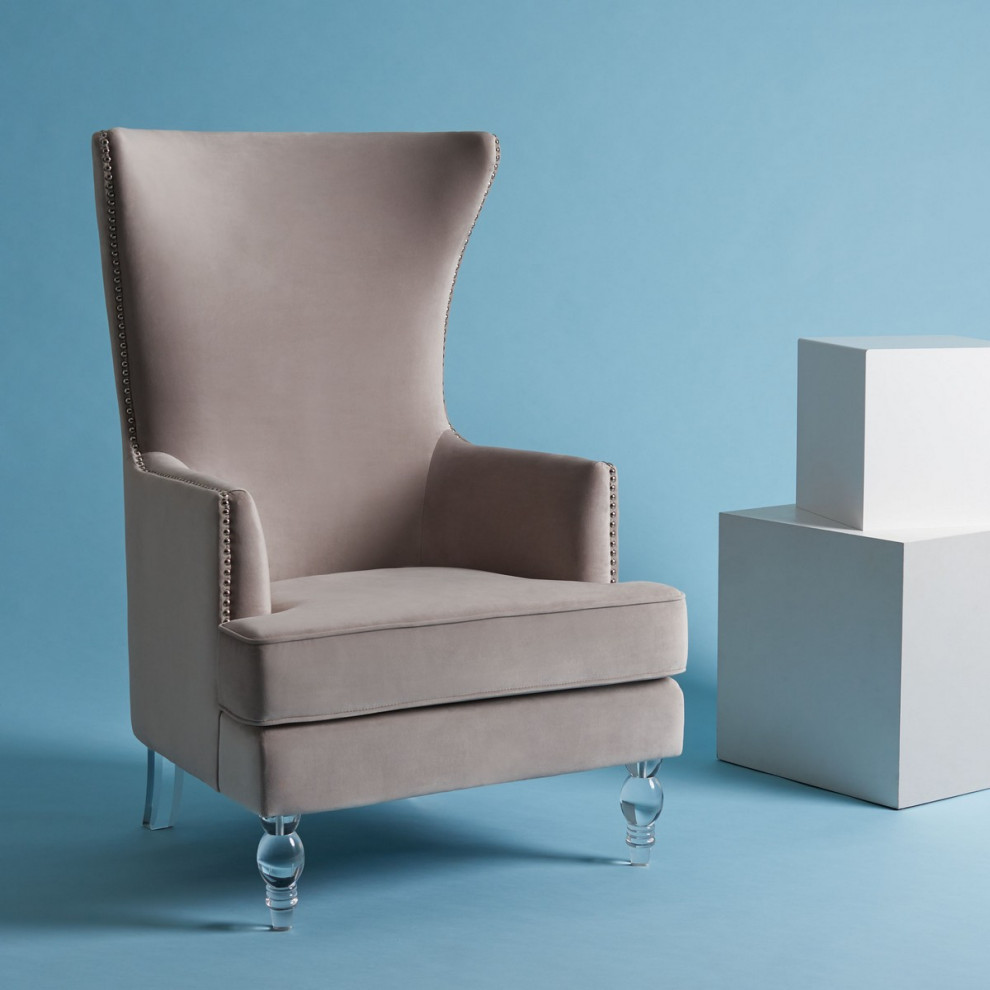 Safavieh Couture Geode Modern Wingback Chair   Eclectic   Armchairs And Accent Chairs   by Safavieh  Houzz