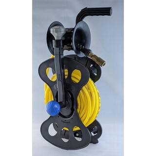 FreeReel 100 ft. 123 Cord and Air Hose Reel System: 1 Storage Cassette 1 Cord and Hose GuideWinder and 1 Wall Storage Mount MPD-SC-CG-WSM