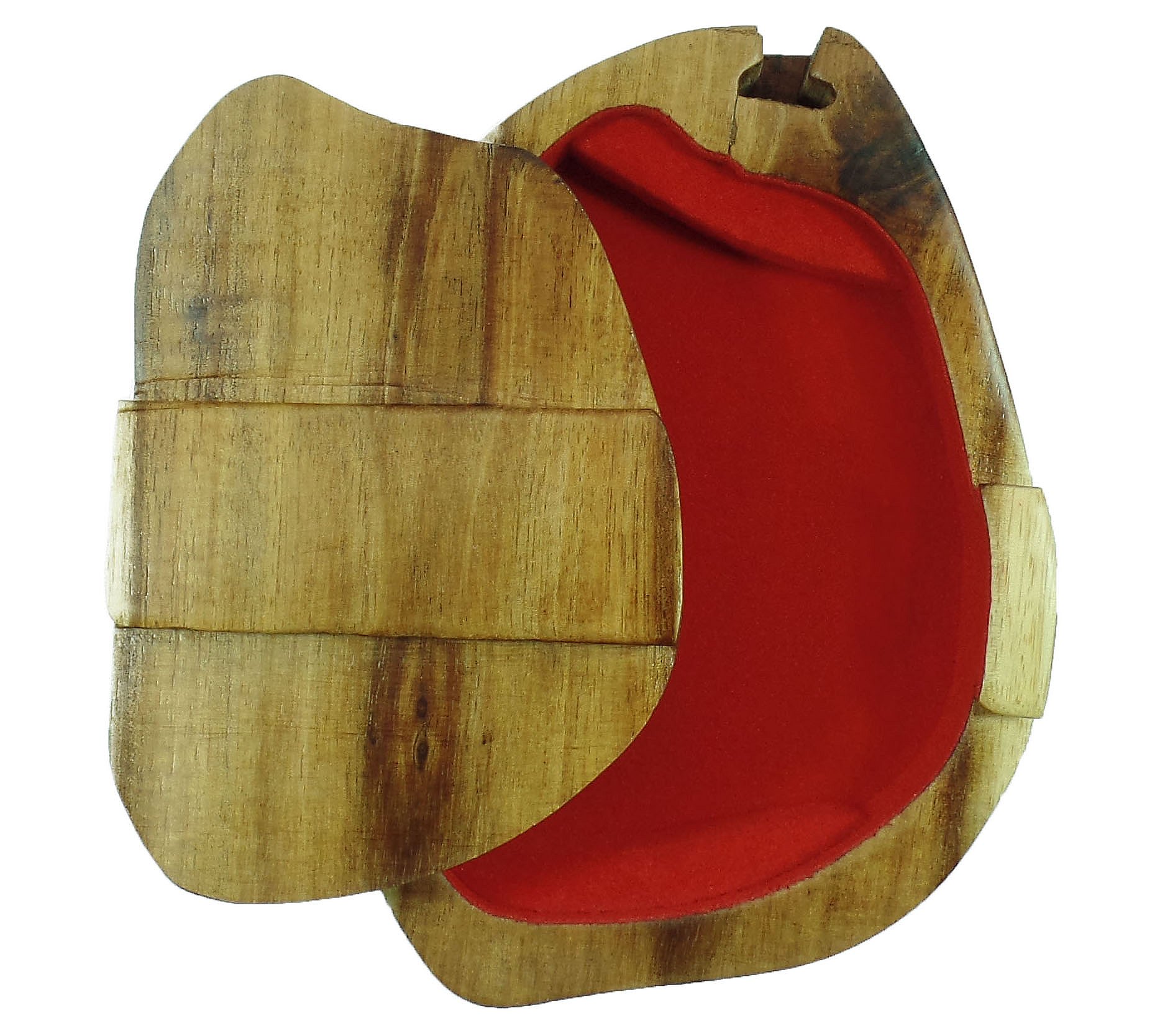 Carver Dan's Rooster Puzzle Box with Magnet Closures