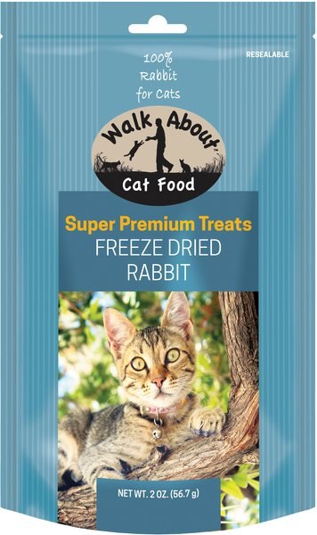 Walk About Grain-Free Freeze Dried Rabbit Cat Treats