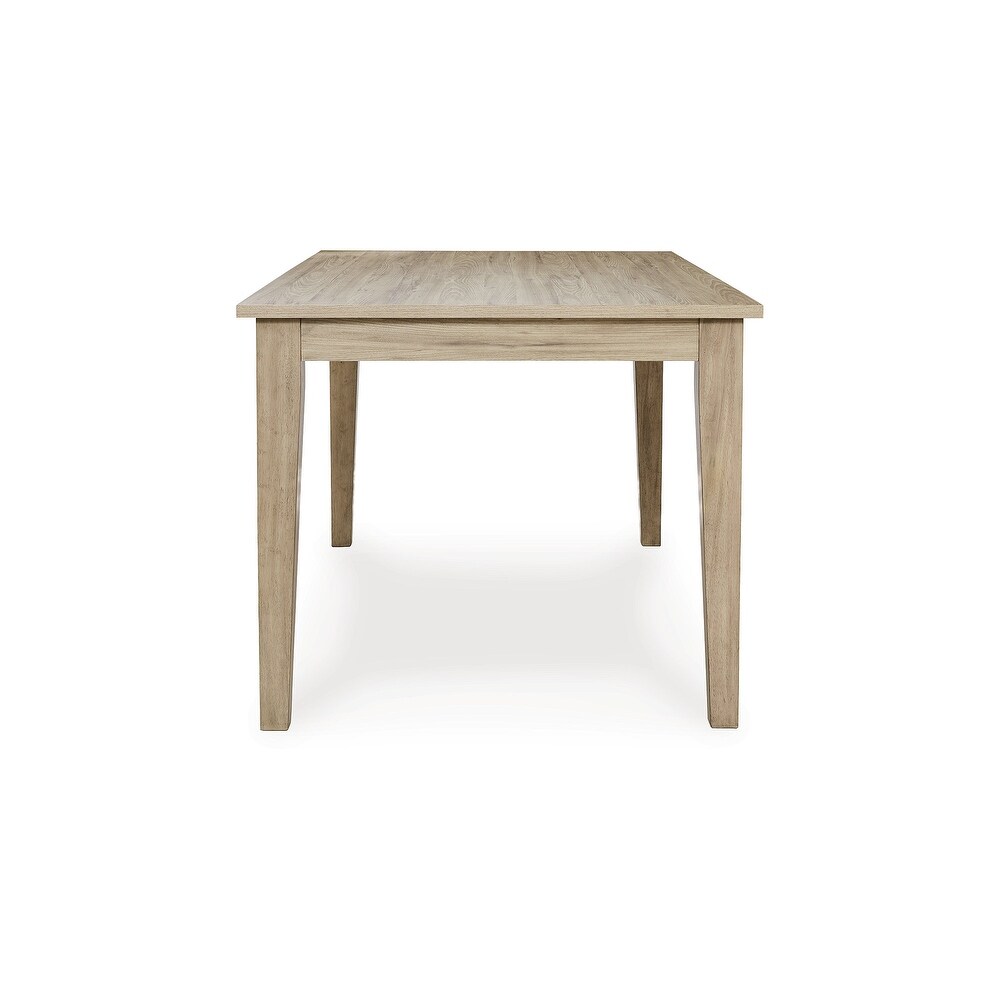 Signature Design by Ashley Gleanville Light Brown Dining Table   60\