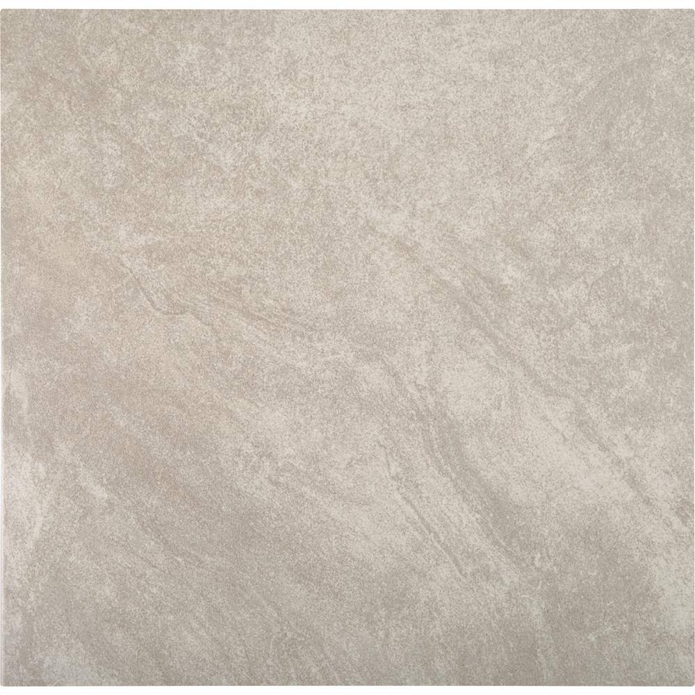 TrafficMaster Portland Stone Gray 18 in. x 18 in. Glazed Ceramic Floor and Wall Tile (348.8 sq. ft.  pallet) ULMK1818PL1PV