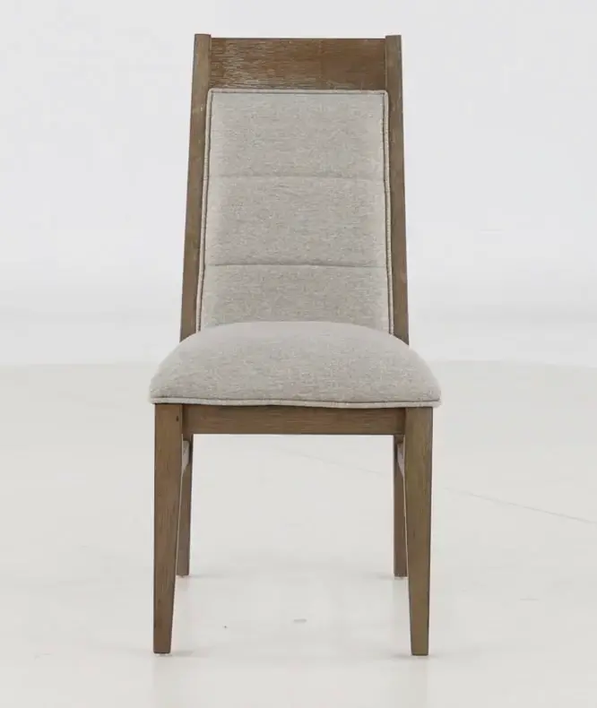 Loft Harbor Weathered Oak Upholstered Dining Chair