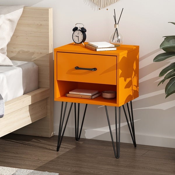 1-drawer Modern Nightstand - - 34189260