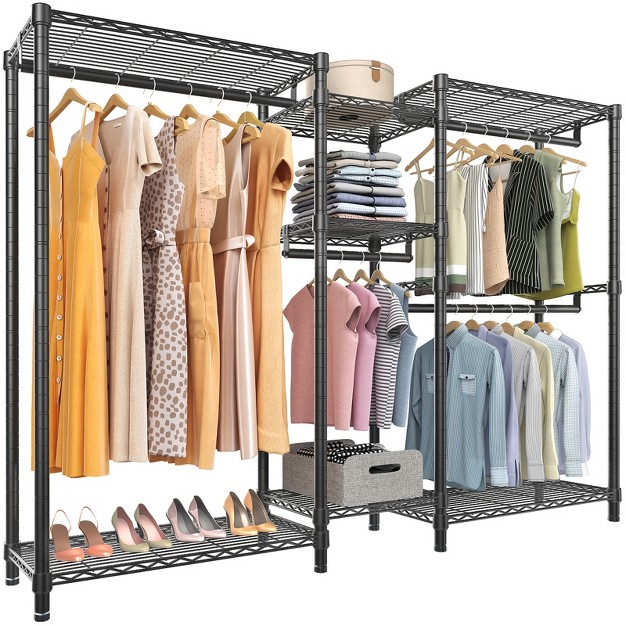 Vipek V6 Wire Garment Rack Heavy Duty Clothes Rack Metal Clothing Rack For Hanging Clothes