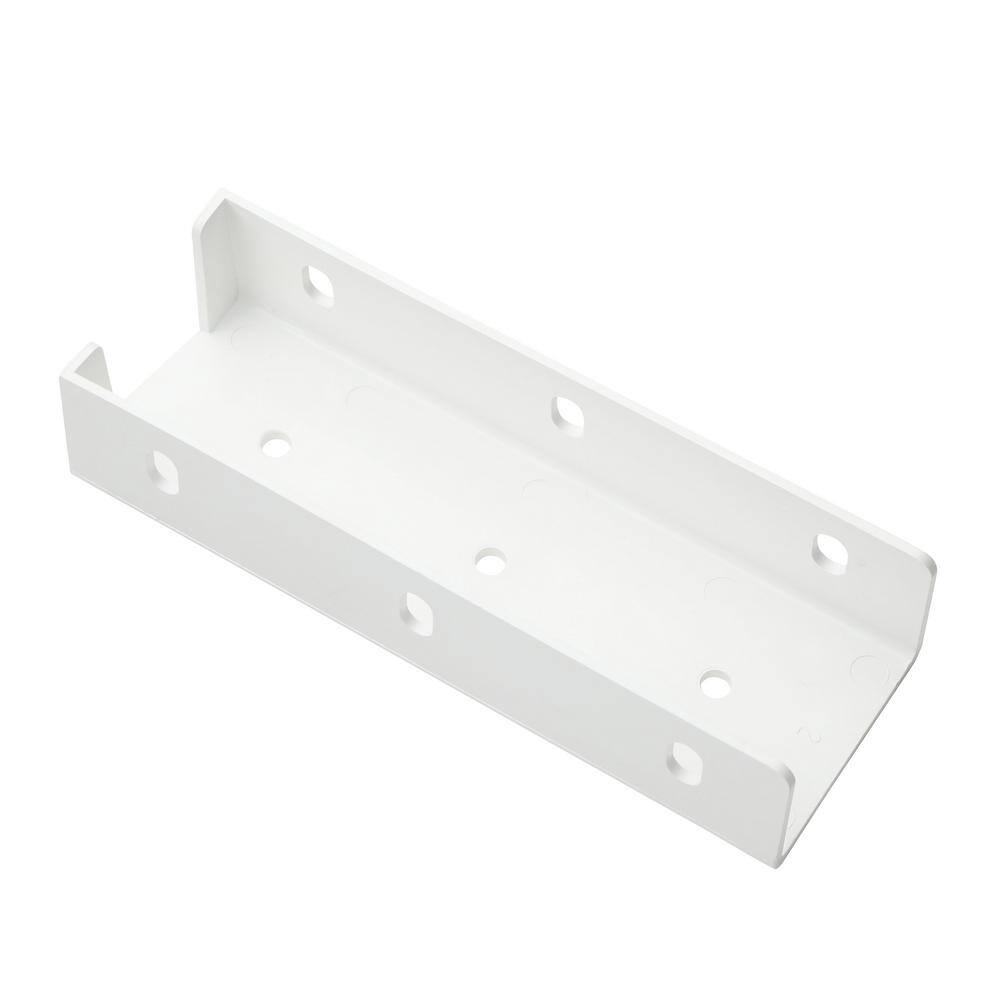 Barrette Outdoor Living Transition Bracket White for 1-34 in. x 5-12 in. Rail 73025551