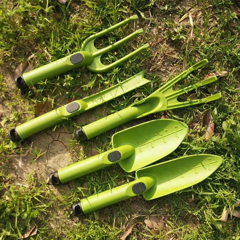 Factory Sale Rose Printed Aluminum oy Garden Tool Set Haicable Tool Set Gardening Carry Bag Home Garden Hand Digging Tools