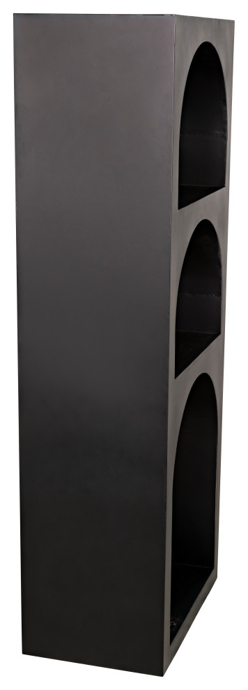 Aqueduct Bookcase  A  Black Metal   Industrial   Bookcases   by Noir  Houzz