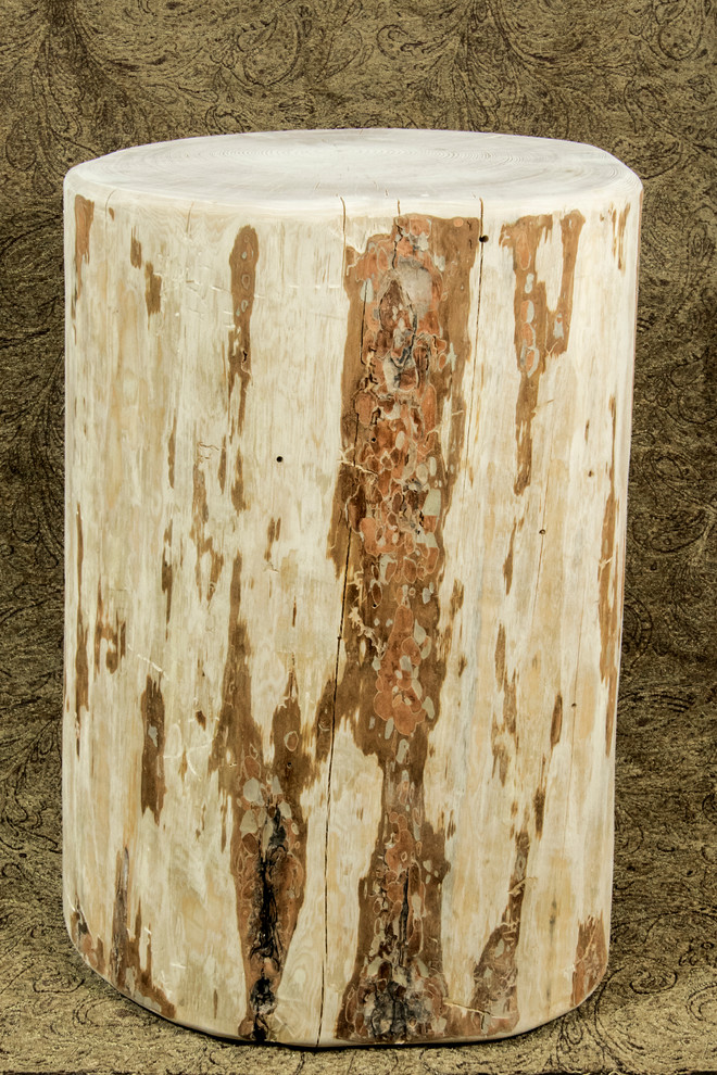 Montana Collection Cowboy Stump  25 quotHigh Occasional Table   Rustic   Side Tables And End Tables   by Montana Woodworks  Houzz