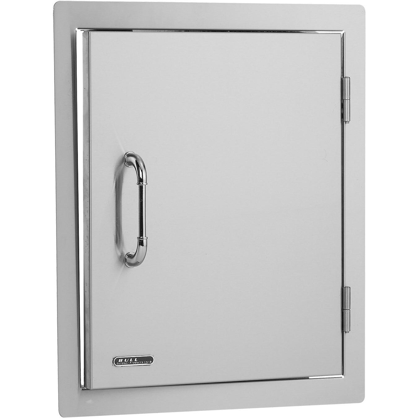 Bull 18-Inch Right Hinged Stainless Steel Single Access Door