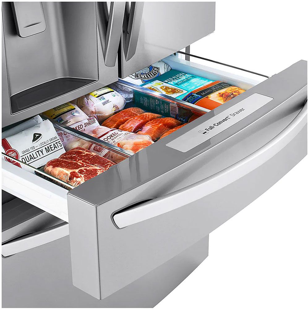 LG 30 Cu. Ft. PrintProof Stainless Steel Smart Wi-Fi Enabled Refrigerator With Craft Ice Maker