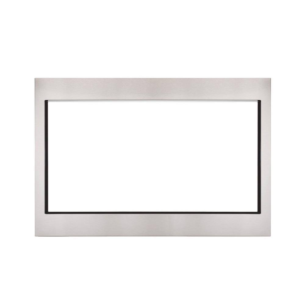 FRIGIDAIRE GALLERY 27 in. Trim Kit for Built-In Microwave Oven in Stainless Steel GMTK2768AF