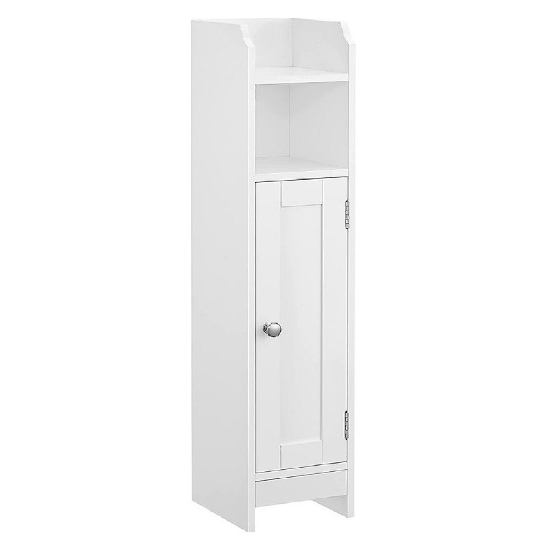 Small Bathroom Storage Corner Floor Cabinet With Doors And Shelves， Bathroom Storage Organizer