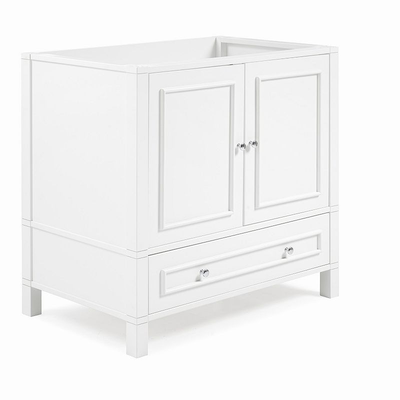 Alaterre Furniture Williamsburg White Vanity Cabinet