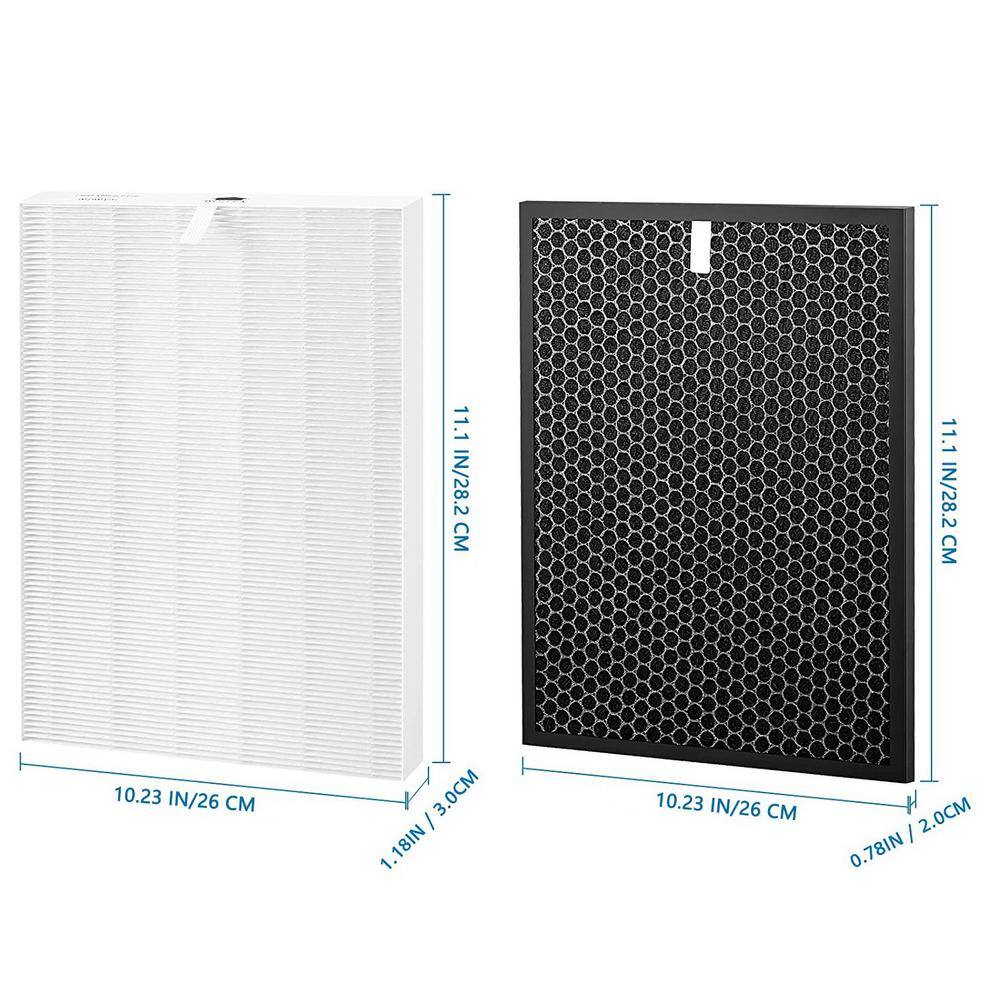 cadeninc HEPA 3-Stage Air Purifier Air with Control Panel for Small to Medium Rooms up to 269 sq. ft. HG-LQW1-285