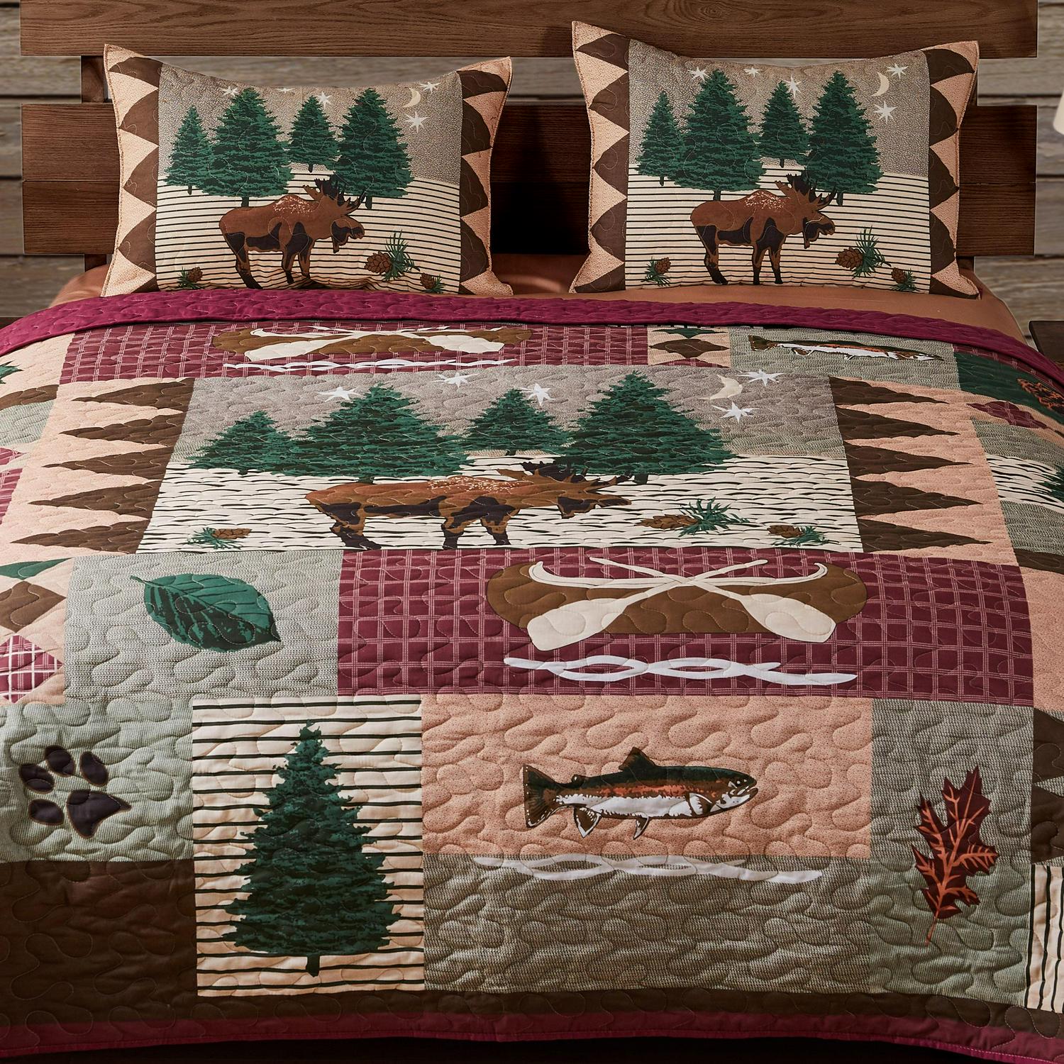 Global Trends Timberline Quilt Set 3Piece King  Crowdfused