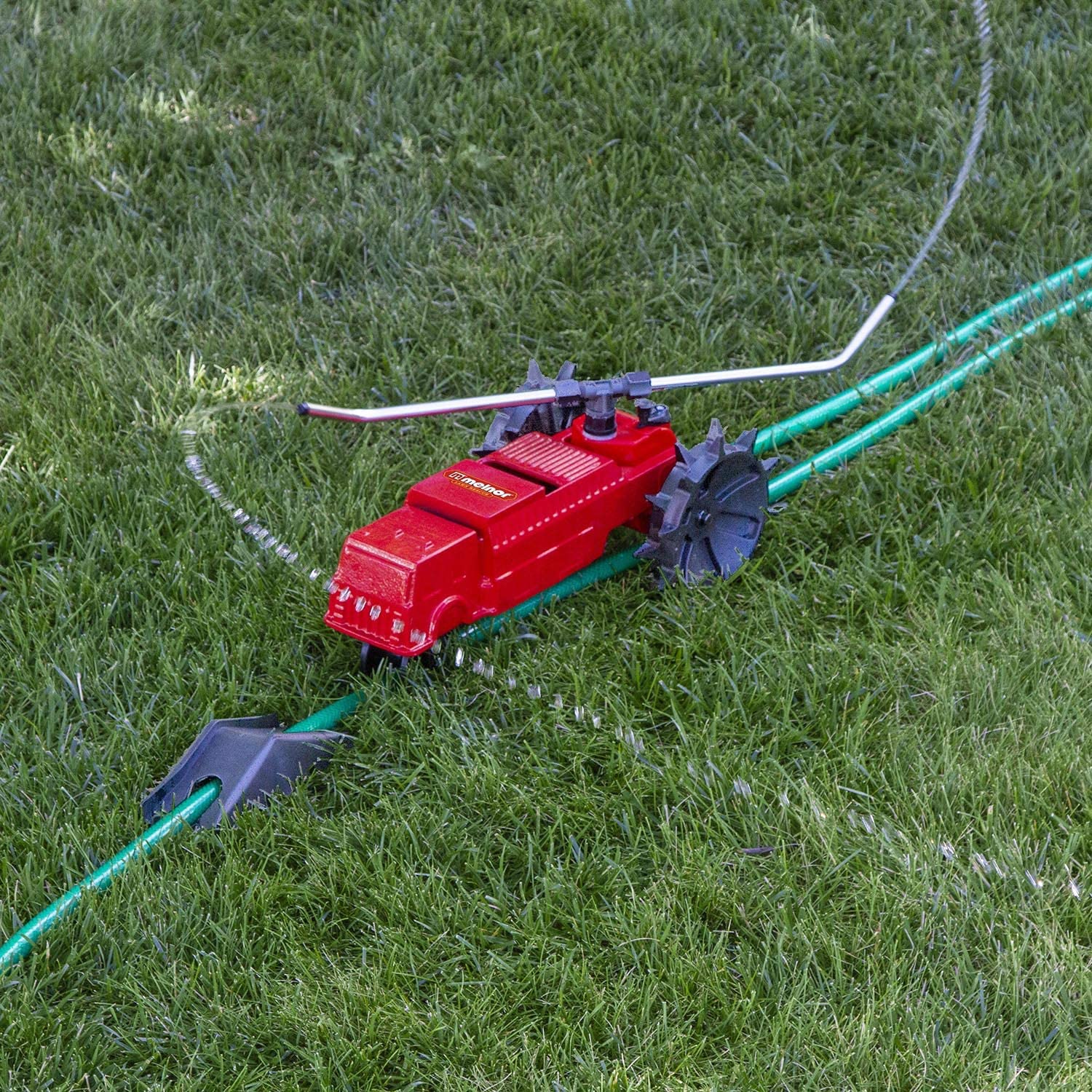 Melnor 4000-sq ft Rotating Traveler Lawn Sprinkler