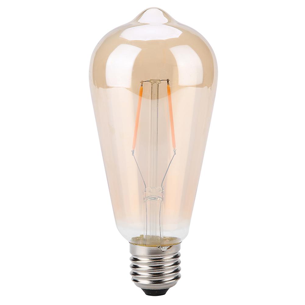 E27 Brown Glass Retro Led Light Lamp Bulb Lighting Decoration For Coffeehouse 2w