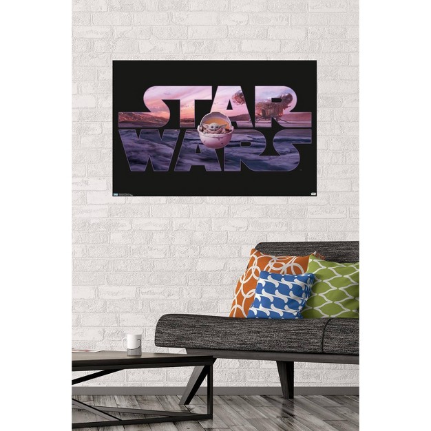 Star Wars The Mandalorian Pod baby Yoda Premium Poster