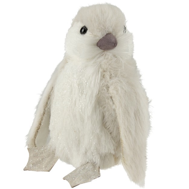 Small Ivory Sisal Penguin Christmas Figure