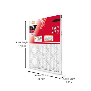 HDX 14 in. x 18 in. x 1 in. Allergen Plus Pleated Air Filter FPR 7 HDX1P7-011418