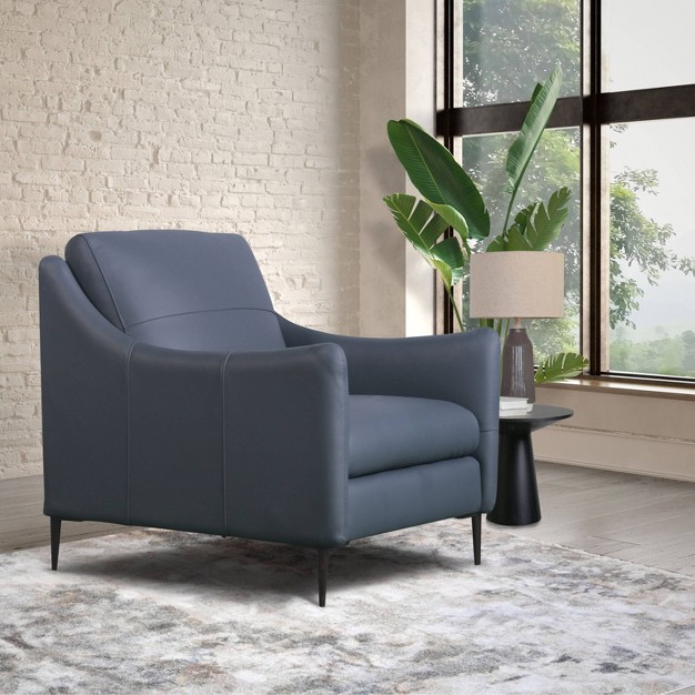 Luna 100 Top Grain Leather Chair Abbyson Living