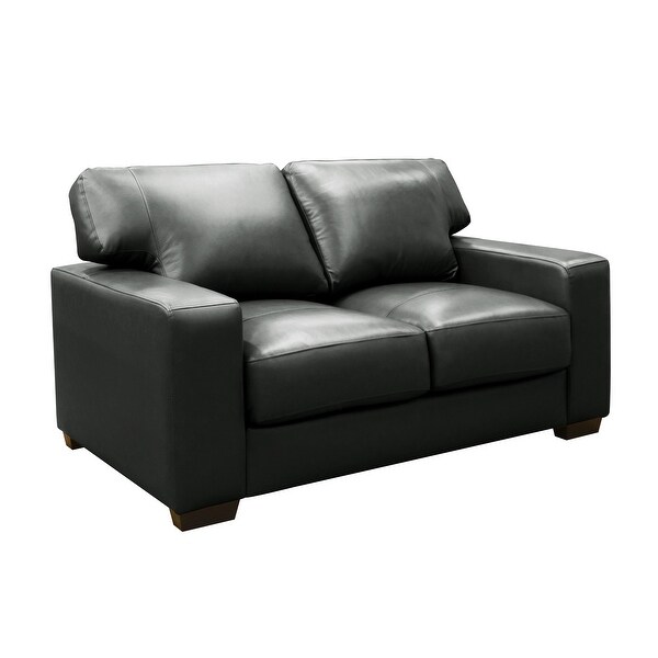 Bordeaux Leather Match Sofa，Loveseat，Armchair and Ottoman