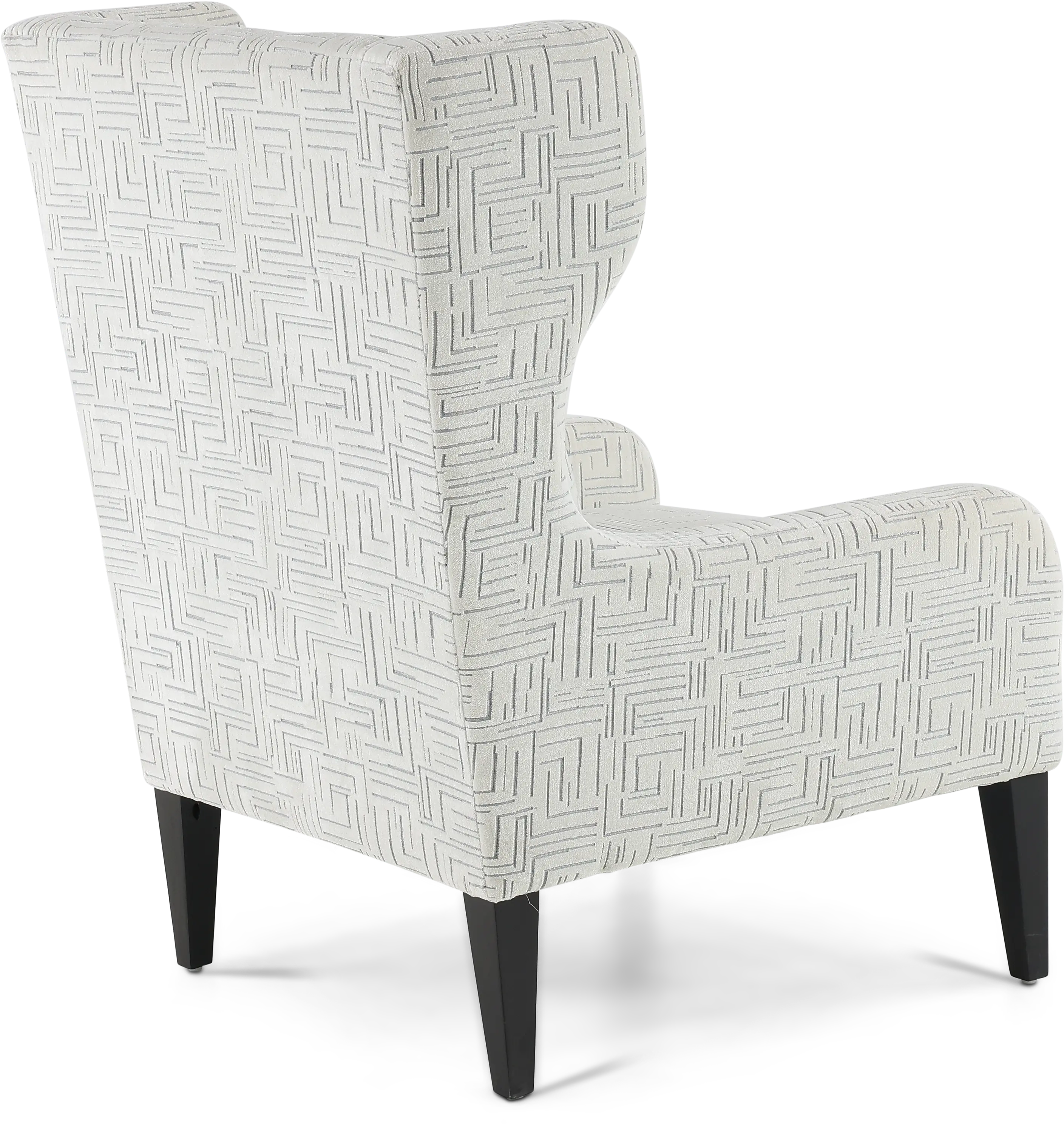 Pia Ivory White Accent Chair