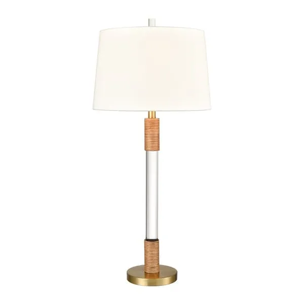 Island Summit 36'' High 1-Light Table Lamp - Clear