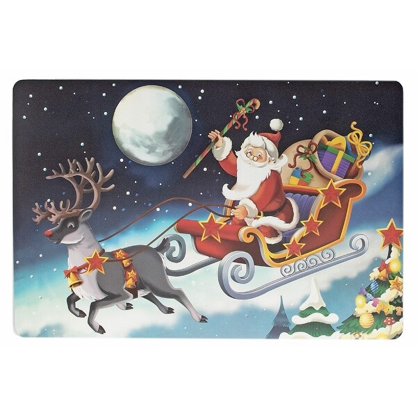 Eva Placemat (Santa On Sleigh) (12 X 18)