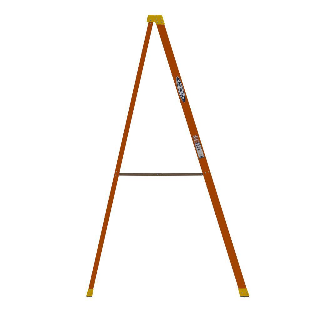 Werner 10 ft. Fiberglass Step Ladder (14 ft. Reach Height) 300 lbs. Load Capacity Type IA Duty Rating NXT1A10