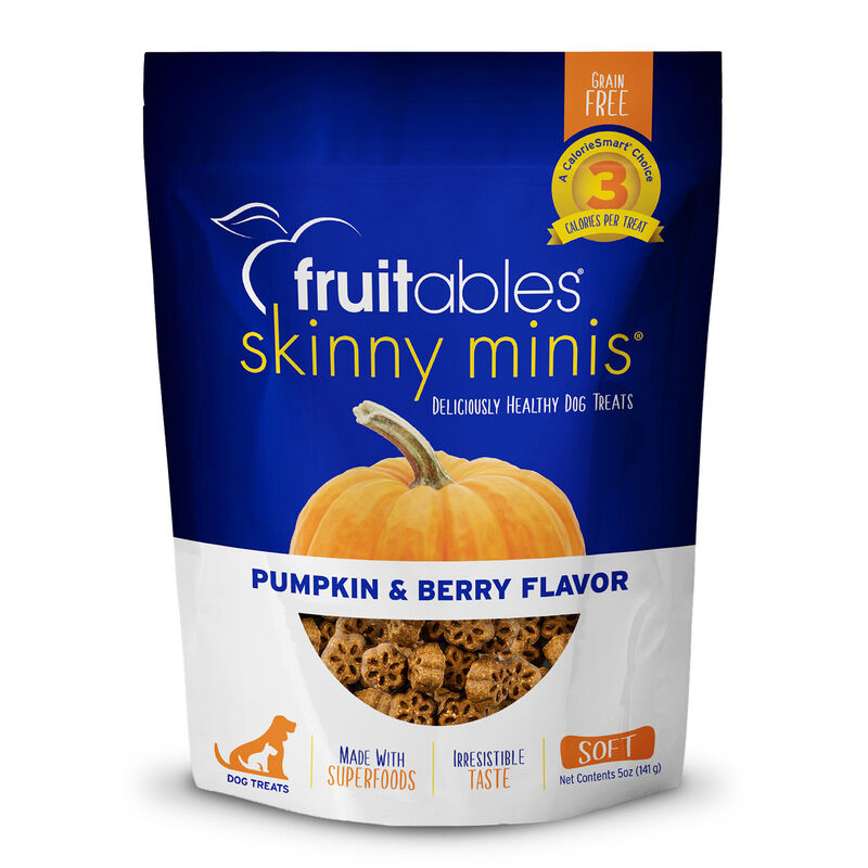 Skinny Minis Soft Pumpkin and Berry Flavour Dog Treats 5oz