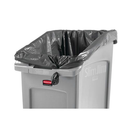 Rubbermaid 2026721 Slim Jim 23-Gallon Undercounter Trash Can， Gray