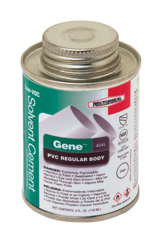 GENE PVC CEMENT CLER 4OZ