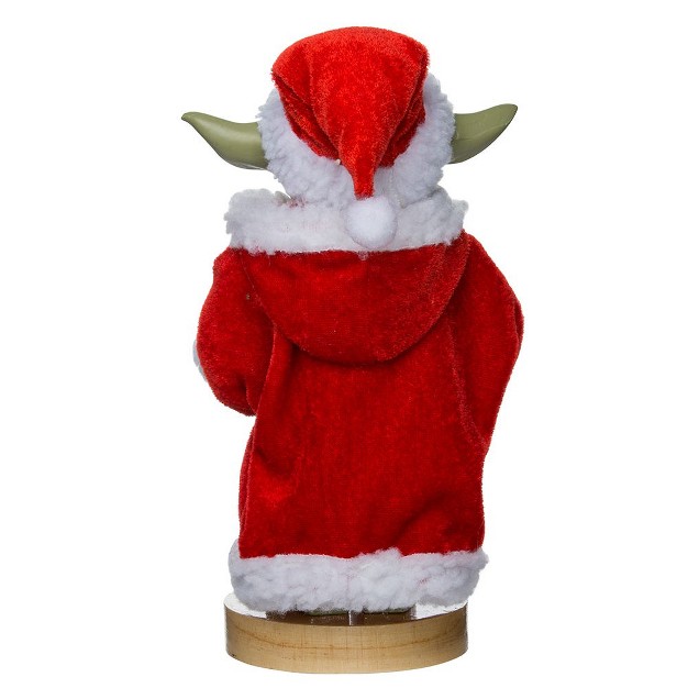 Kurt Adler 9 inch Star Wars Yoda In Santa Robe Nutcracker