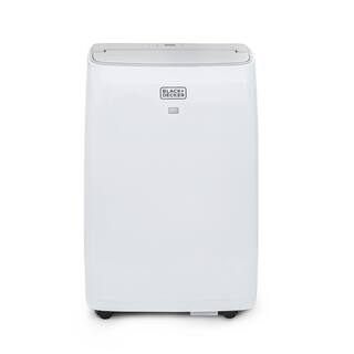 BLACK+DECKER 14000 BTU Cool 13000 BTU Heat 10000 BTU (SACCCEC) Cool Portable Air Conditioner Dehumidifier and Remote White BPT10HWTB