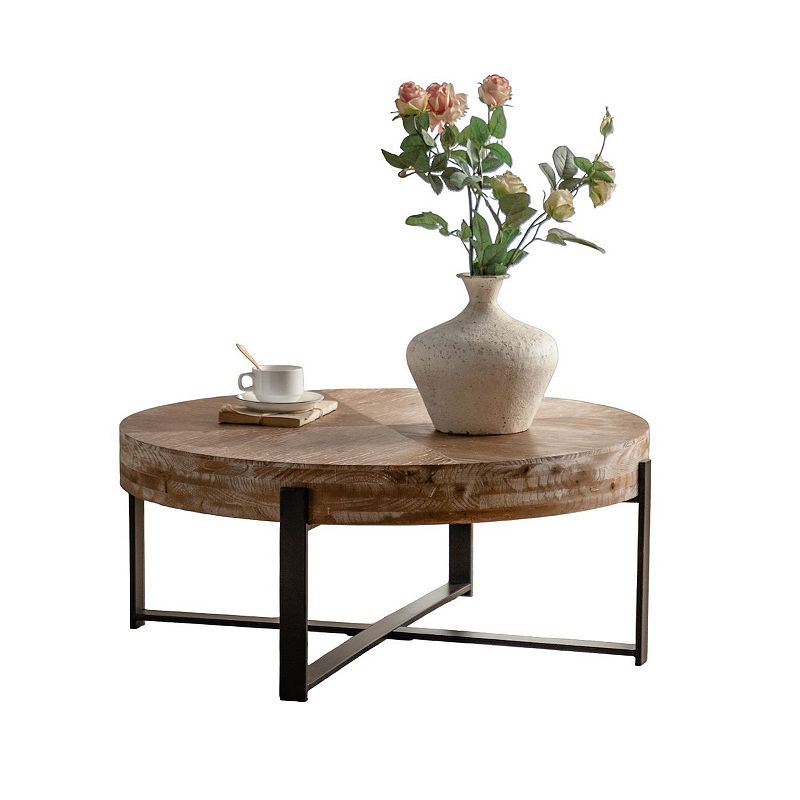 F.C Design 31.29 Modern Retro Splicing Round Coffee Table