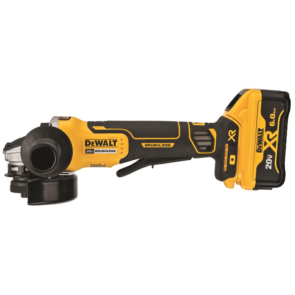 20V MAX XR Brushless Paddle Switch Small Angle Grinder 4.5 with Kickback Brake Kit ;