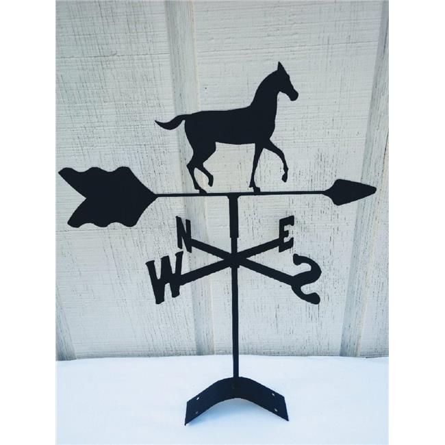 The Lazy Scroll horseroof Horse Roof Mount Weathervane