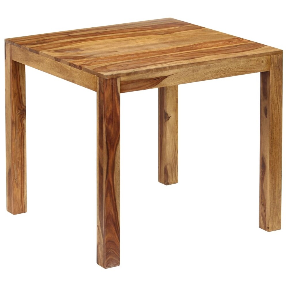 vidaXL Dining Table Solid Sheesham Wood 32.2\